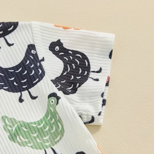 Dinosaur Print Romper