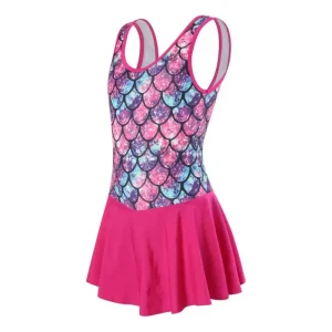 Kids Girl Swimming Suit One Piece Beach Dress Quick Dry Swimwear Children Girls Bodysuits﻿