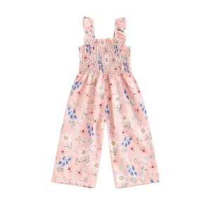 0-4Y Lovely Baby Girls Summer Jumpsuit Sleeveless
