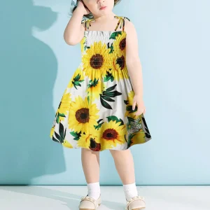 Sunflower Slip Dress